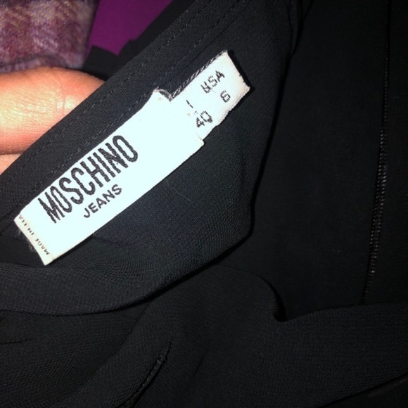 Moschino ruffle detail black skirt - Picture 2 of 5